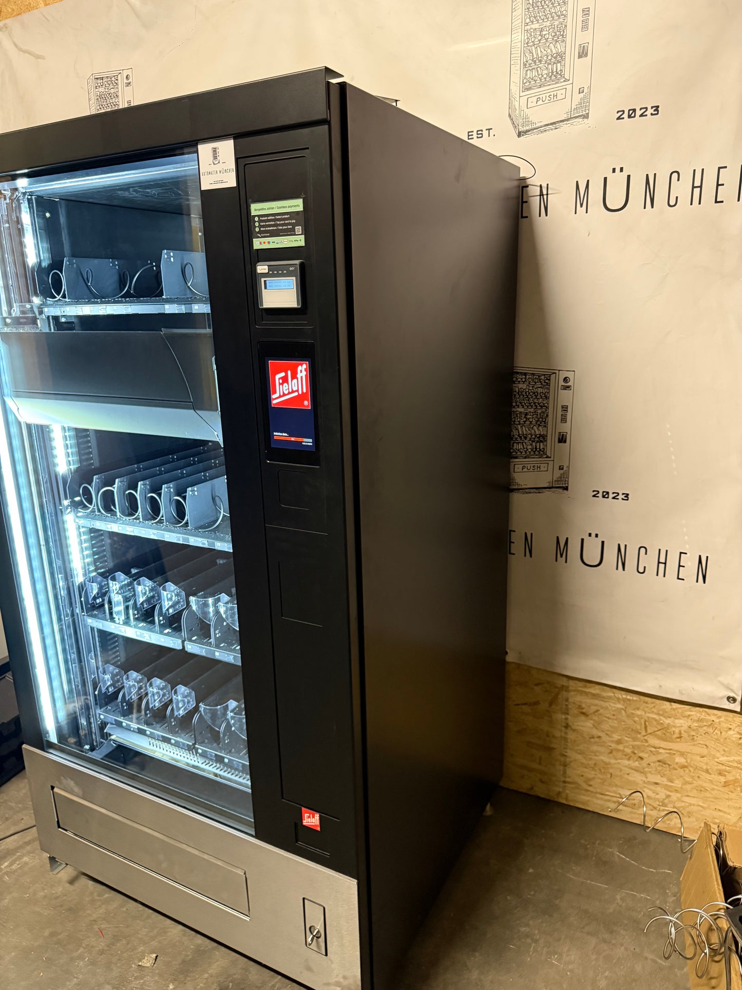 Snackautomat, Getränkeautomat Sielaff Si Line Combi M Lift